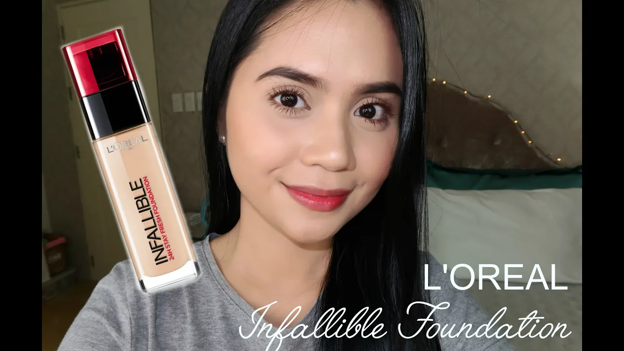 LOREAL Infallible 24H Fresh Wear Foundation | Swatch Bahasa Indonesia | DienDiana. 