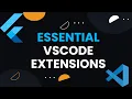 My Personal Picks Essential VS Code Extensions for Flutter Development