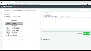 HackerRank SQL Weather Observation Station 10 SQL Learning
