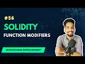 Function Modifiers in Solidity Blockchain Development