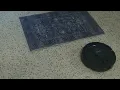 Unboxing HUGEAR 2x3 entryway rug retro blue 25