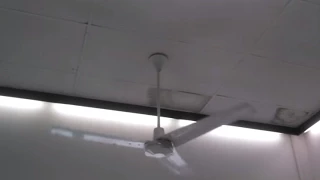 Edge and Airmaster Ceiling Fans in a Hardware Store