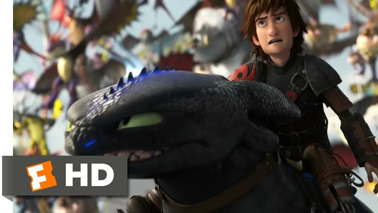 How to Train Your Dragon 3 (2019) - Toothless Returns Scene (10/10) | Movieclips