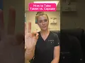 Doctor shows you EASY way to take a tablet and a capsule