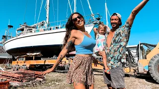 Seeing our NEW SAILBOAT for the FIRST time!! Ep 307