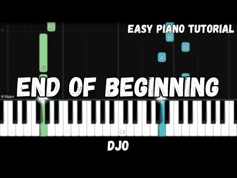 Download MP3 Djo - End of Beginning (Easy Piano Tutorial)