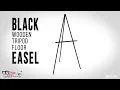 U S Art Supply Black Wooden Tripod Floor Easel USA E-212