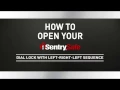 How to Open a Sentry Safe Combination Dial Fire Safe with Left-Right-Left Sequence