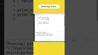 How to Square and Cube of any number - Python learning