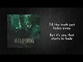 As I Lay Dying - "Burden" with lyrics on screen NEW SINGLE 2024