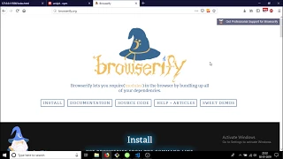 Browserify Use require In Client Side JavaScript