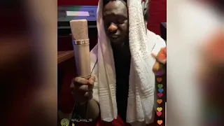 9ice and wande coal in the studio recording thier joint album 