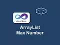 arraylist max number in vb net