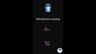 SVG Spinner Loading Effect CSS 3 Geekboots