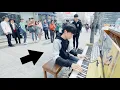 Download Lagu A Street Piano Boy Playing Flower Dance So Beautifully