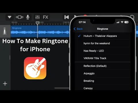 Download MP3 How To Make Ringtone for iPhone using GarageBand in 2 Minutes