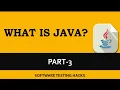 What is Java What are the key features of Java - PART-3 Java Tutorial