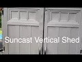 Unboxing and Assembly Suncast Extra Large Vertical Shed from Sam s Club