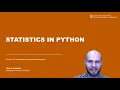 - Statistics in Python