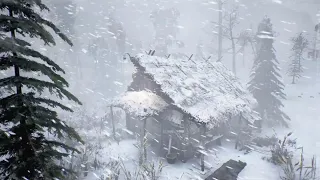 BRUTAL SNOWSTORM In Alaska 2025 Years For Sleeping 10 Hours Cozy Snowstorm Sounds For Sleeping 