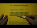 Tips for Memorizing Polyatomic Ions charges and oxygens