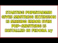 Starting phpMyAdmin gives mbstring extension is missing error even php-mbstring is installed in