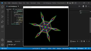 Python Turtle Graphics - 20 Cool Shape Drawing Python Turtle Coding WhatsApp Status