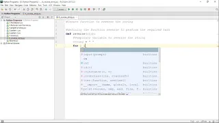Python Program to reverse the string