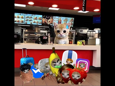 Banana Cat Fries & Potato Cat Fries 🐱🍟