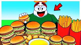 Jugando A Comer En Un Mukbang De Roblox