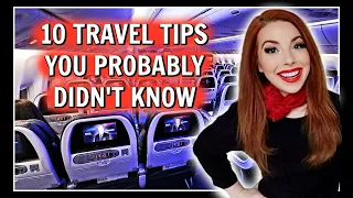 TOP 10 Travel Tips Tricks From A Flight Attendant