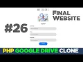 Online drive app with Javascript PHP Google cloud clone Quick programming tutorial