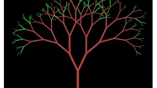 Python Turtle Graphics - Fractal Tree