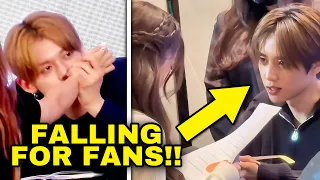 kpop idols falling in love with fans