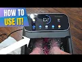 How to Use this Foot Spa Bath Massager