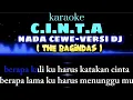 Download Lagu KARAOKE | CINTA  ( C.I.N.T.A. ) THE BAGINDAS |  NADA CEWE VERSI DJ