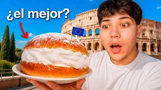 Viajé por Europa buscando el MEJOR postre
