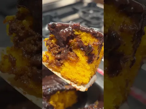 Bolo de cenoura úmido e fofo 🥕🍫
