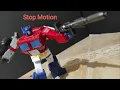 Optimus Prime VS Devastator Stop Motion Animation