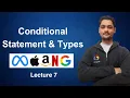 What is Conditional Statement Its Types Lecture 7 Java DSA Placement Course
