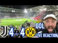 Download Lagu Juventus Borussia Dortmund 4-4 | Gol live reaction Curva sud Allianz Stadium 