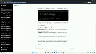 comment multiple lines in python jupyter