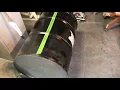Fire pit DIY home made 55 gallon steel drum 1