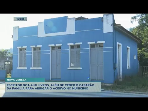 Casarão antigo vai abrigar Centro Cultural e Biblioteca Municipal em Nova Veneza