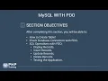 Full stack web developer course lesson - 18 Part-1 MySQL with PDO