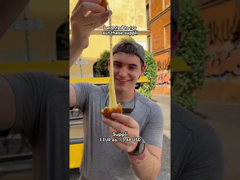 Everything I ate on my first day in Rome! 🇮🇹