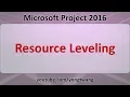 MS Project Tutorials 15 Resource Leveling