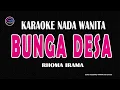 Download Lagu BUNGA DESA (RAIB)  - Karaoke Nada Wanita ( H RHOMA IRAMA )