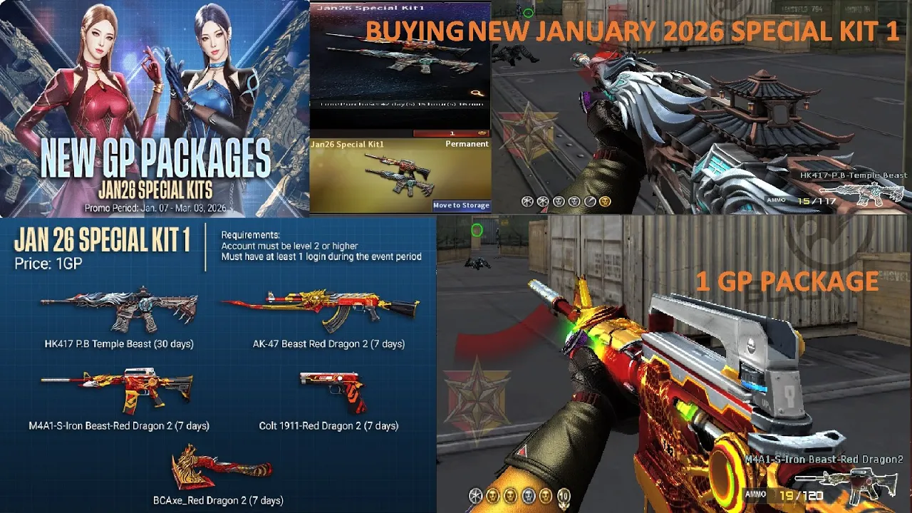 BUYING NEW JANUARY 2026 SPECIAL KIT 1 GP PACKAGE CROSSFIRE PH