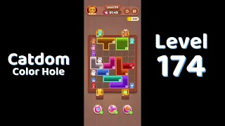 Catdom Color Hole Level 174 Screenshot